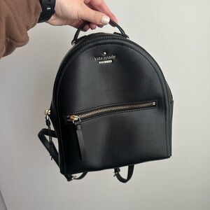 Kate Spade Small Black Perry Backpack